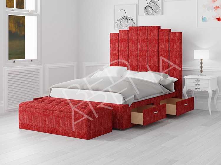 Manhattan Single Bed Red