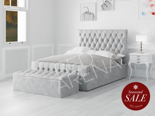 Boston Bed Ice Silver